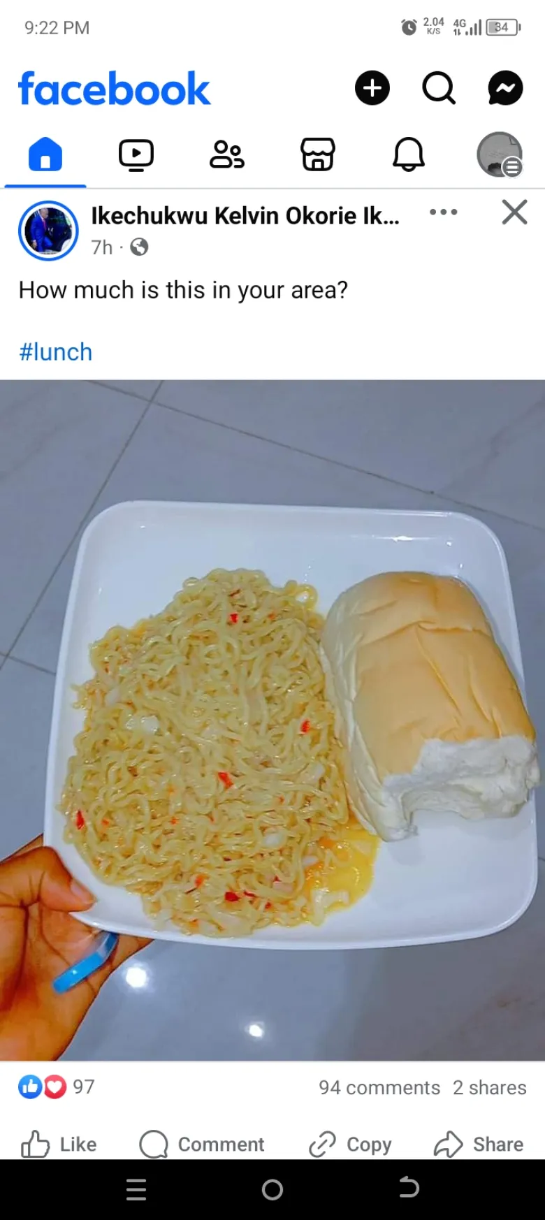 Bread and Indomie 