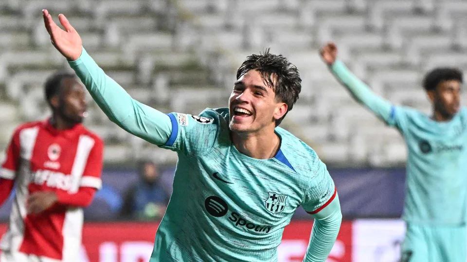 Marc Guiu Goal Champions League Barcelona 2023